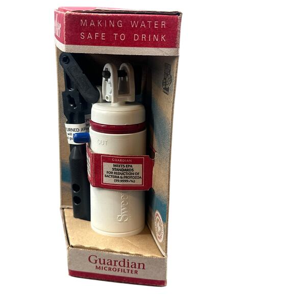 SweetWater Guardian Microfilter Water Purifier Hiking Camping Backpacking NOS - Picture 3 of 15
